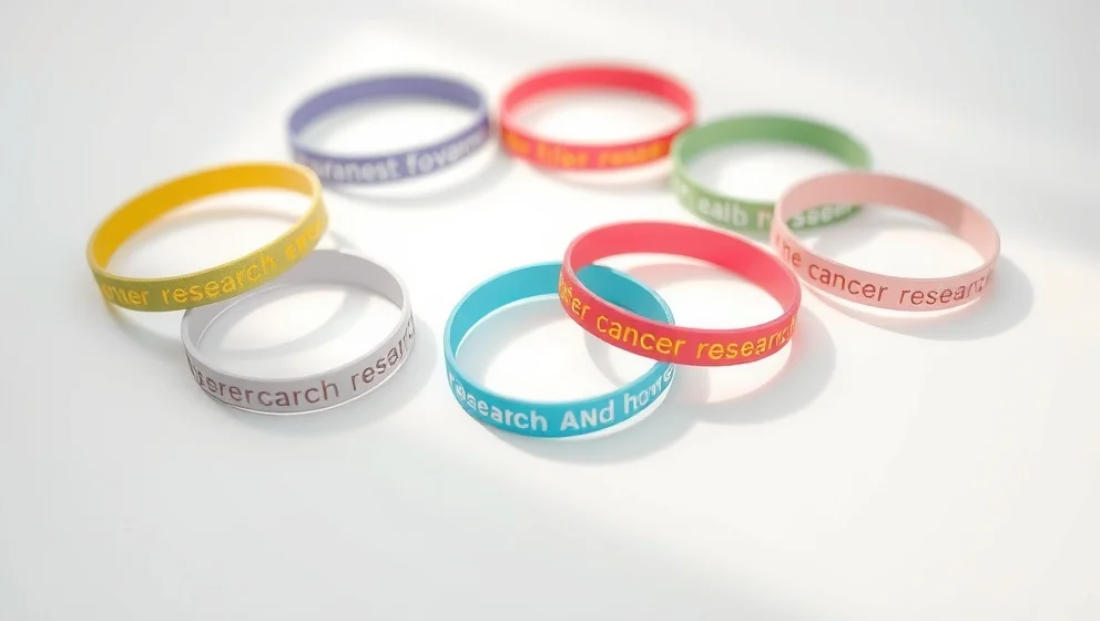 Cancerfonden armband för cancer och hopp