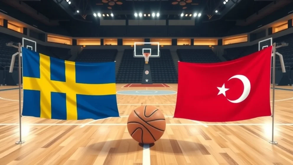 Sverige möter Turkiet i basket