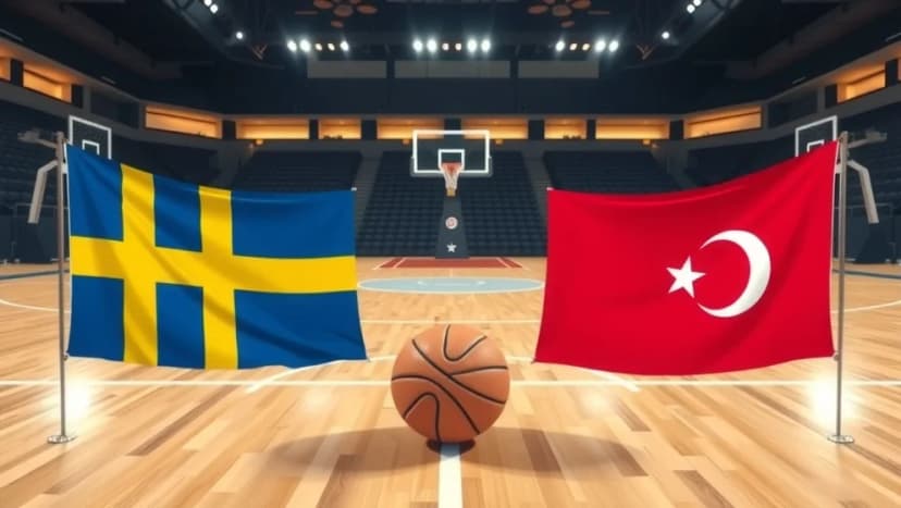 Sverige möter Turkiet i basket