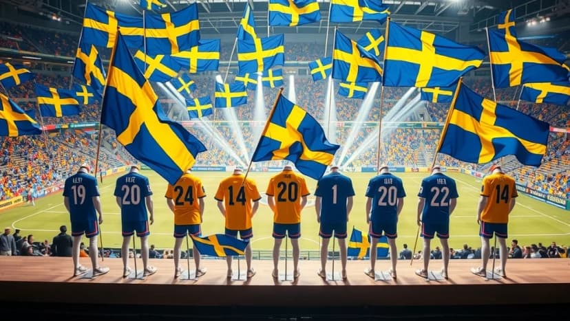 Sveriges EM trupp är redo för mästerskapen